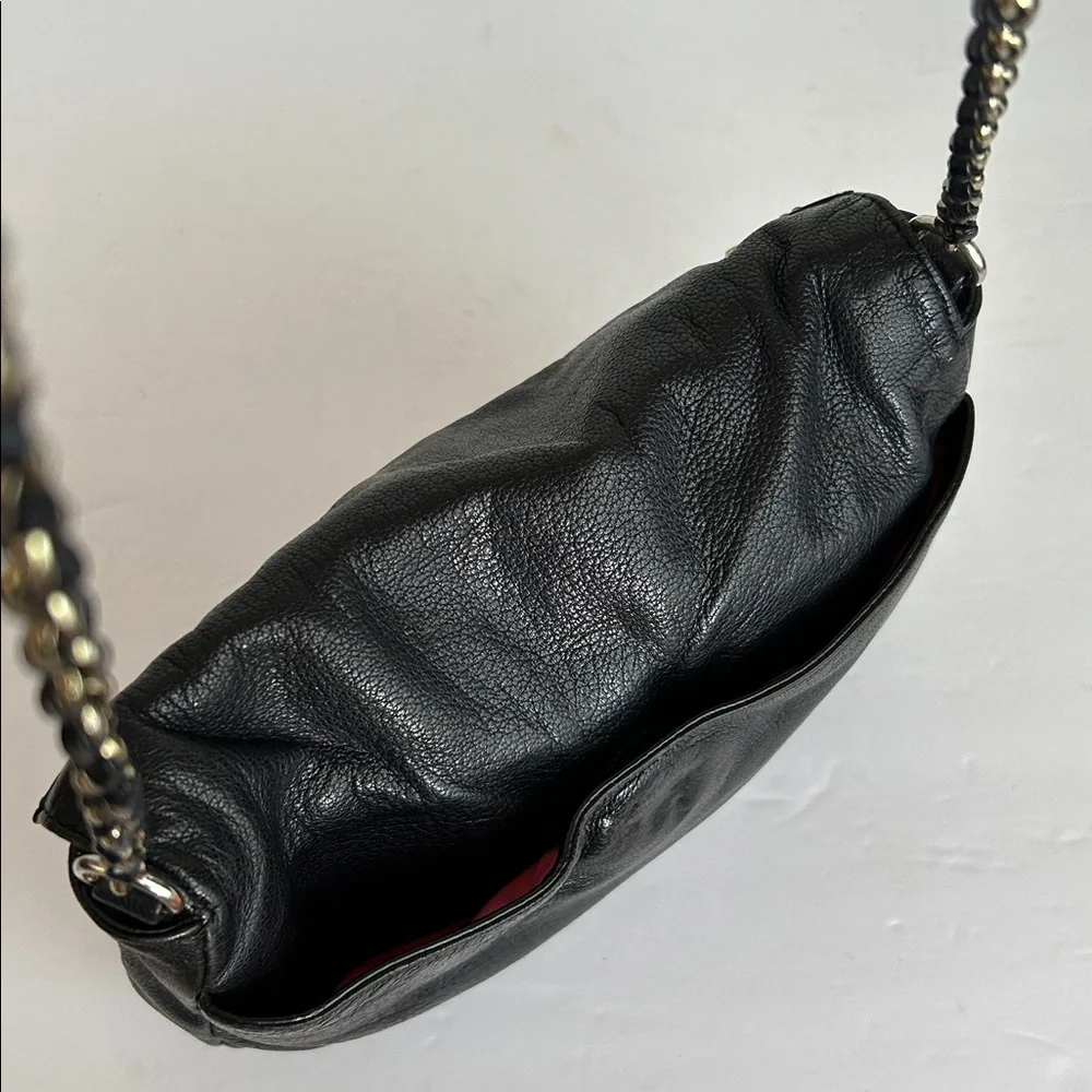 Juicy Couture black leather crossbody bag